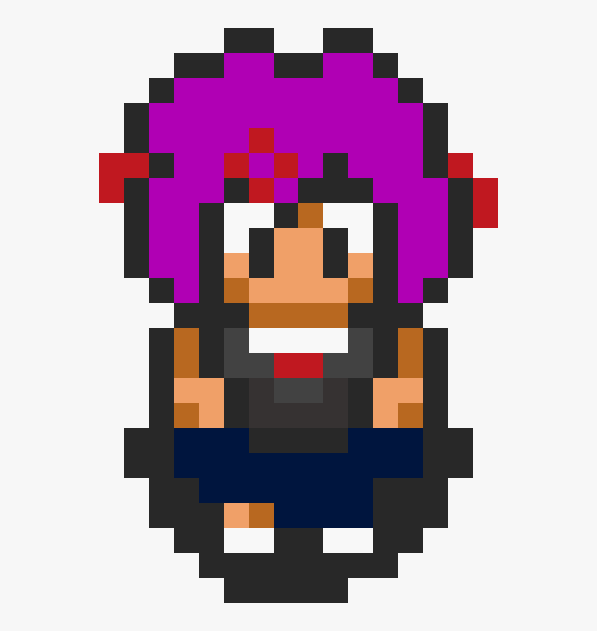 Edited Mediaan Alttp-style Sprite Of Natsuki, I Think - Barrel Pixel Art, HD Png Download, Free Download