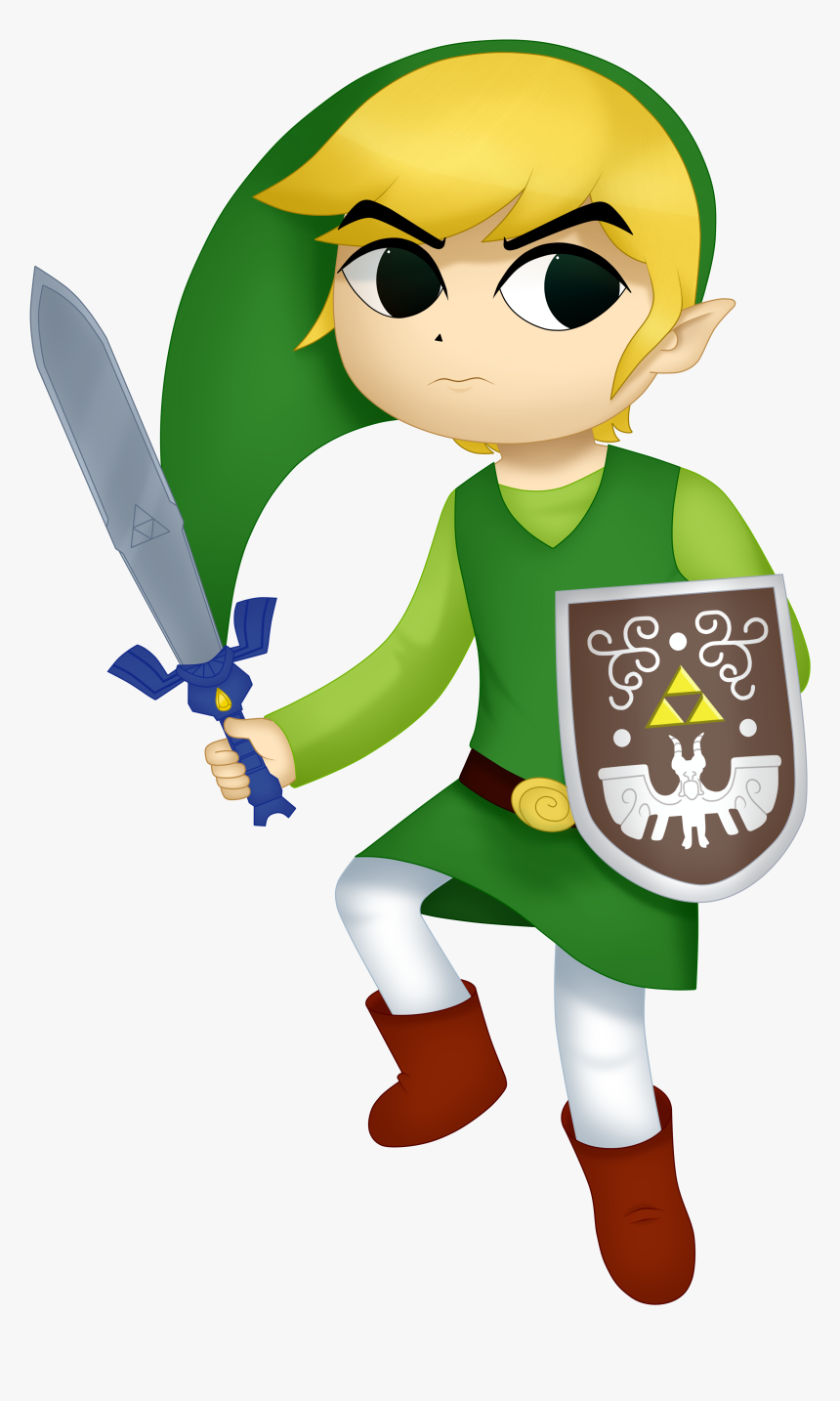 Full Size Of How To Draw Cartoon Girl Toon Link Nintendo - Cartoon, HD Png Download, Free Download