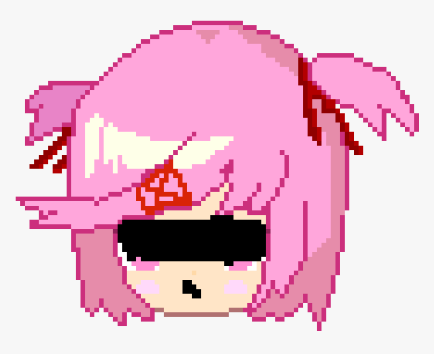 Minecraft Natsuki Pixel Art, HD Png Download, Free Download