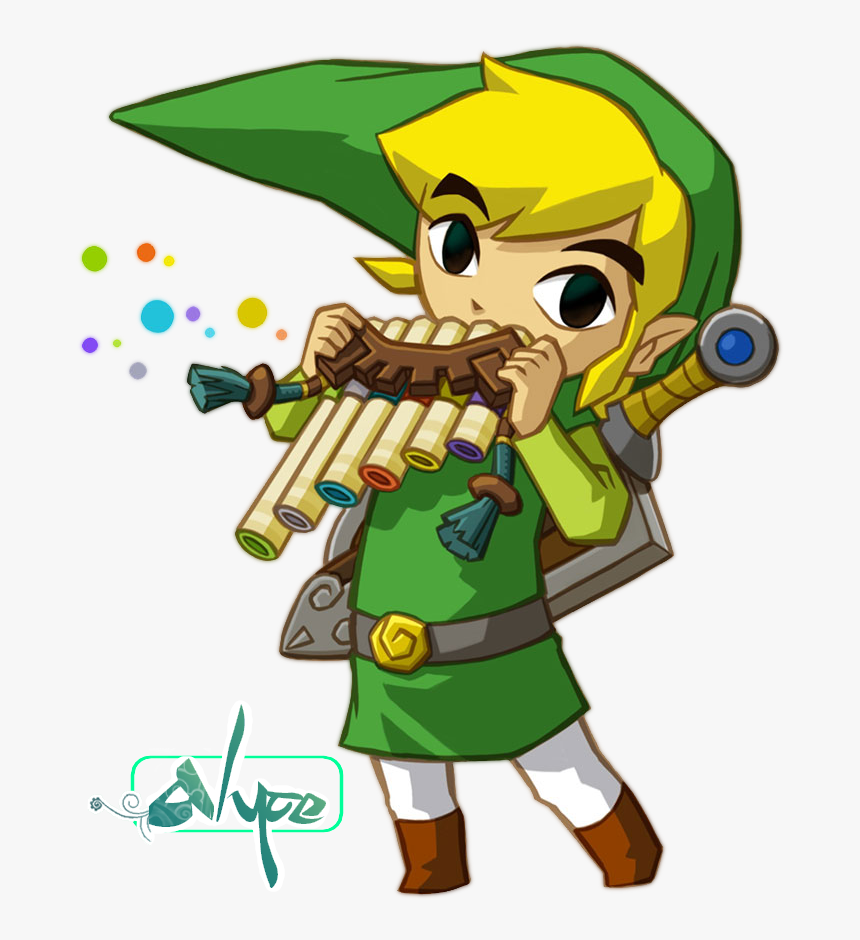 Toon Link Png , Png Download - Legend Of Zelda Spirit Tracks Flute, Transparent Png, Free Download