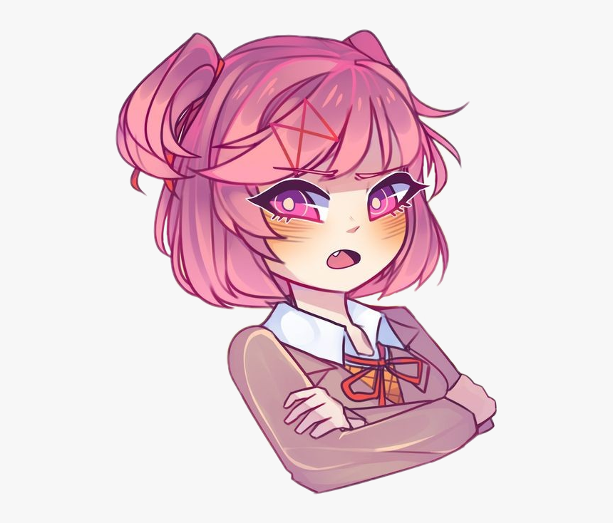 Ddlcnatsuki Ddlc Natsuki Natsukiddlc Natsukidokidoki Doki Doki Literature Club Fan Art Hd Png Download Kindpng