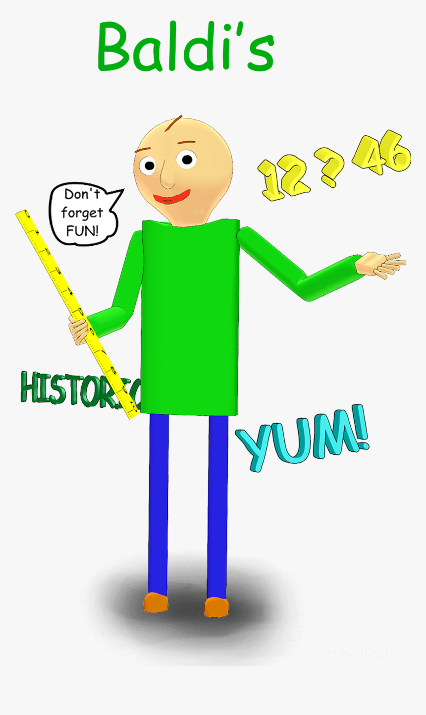 Dress Like Baldi - Model Baldi Mmd, HD Png Download, Free Download