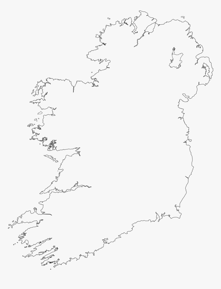 Transparent Outline Of Ireland, HD Png Download, Free Download