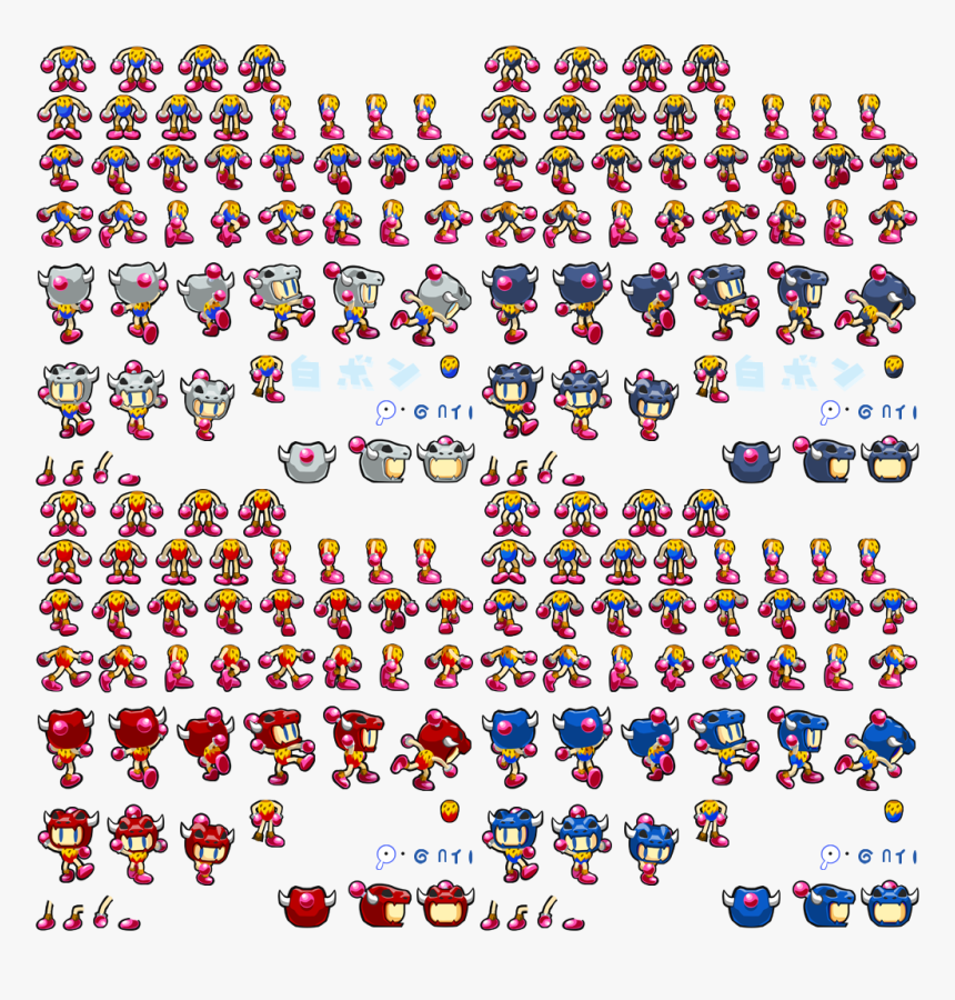 Bomberman Sprite Png - Bomberman Sprites Png, Transparent Png, Free Download