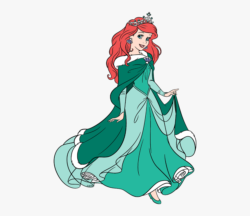 Transparent Princess Ariel Png - Princess Ariel Winter Dress, Png Download, Free Download