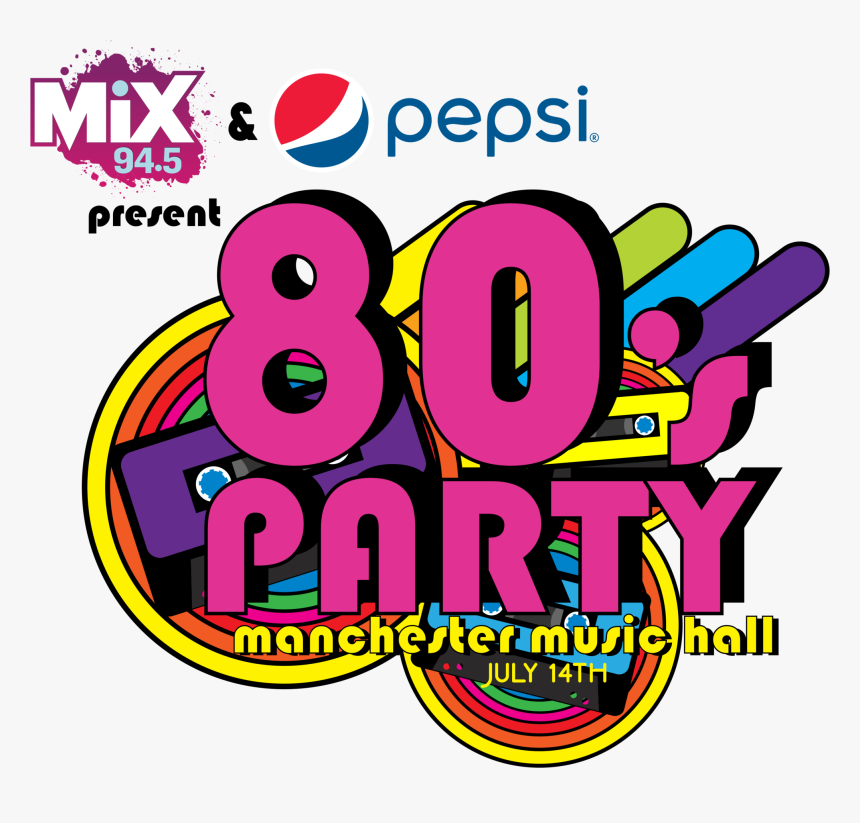 5 And Pepsi"s 80s Party - Kmxp, HD Png Download, Free Download