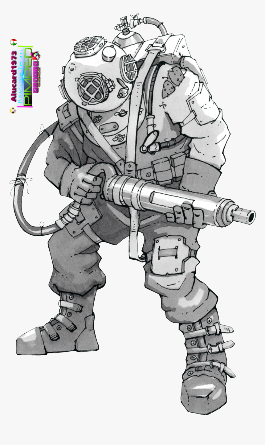 Png Bioshock 2 - Bioshock Big Daddy Concept Art, Transparent Png, Free Download