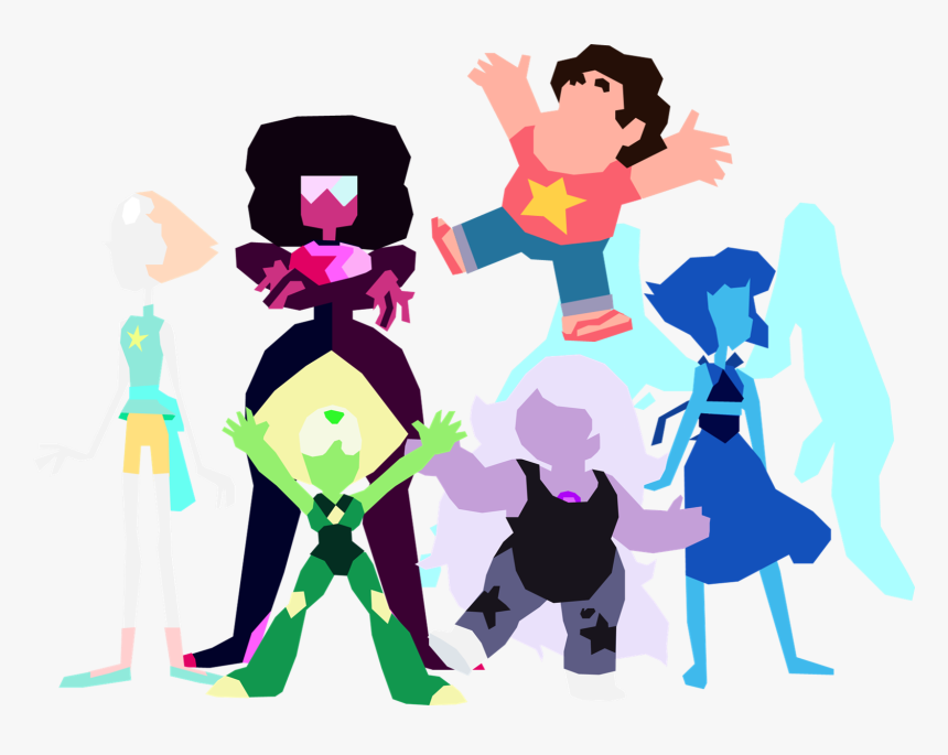 Crystal Gems Steven Universe Png - Steven Universe, Transparent Png, Free Download