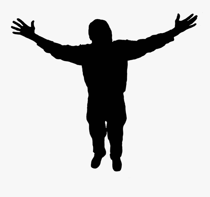 Black Silhouette Man Png, Transparent Png, Free Download