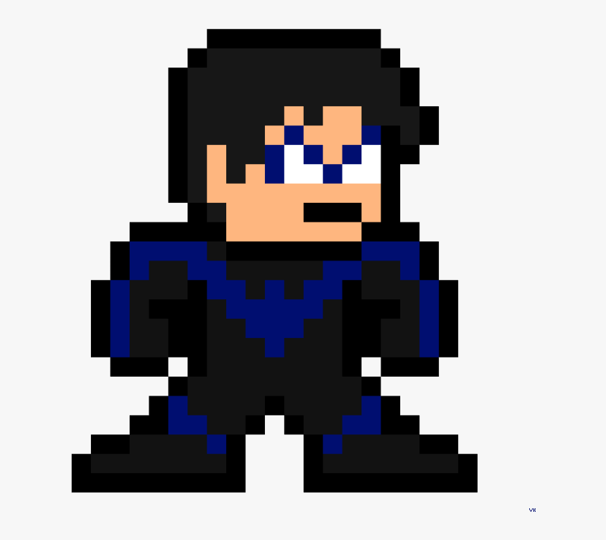 Batman - Nightwing - Noob Saibot Mortal Kombat Pixel Art, HD Png Download, Free Download