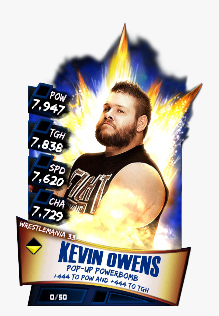 Kevinowens S3 14 Wrestlemania33 - Wrestlemania 33 Wwe Supercard, HD Png Download, Free Download