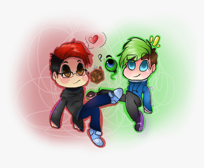 Markiplier And Jacksepticeye - Markiplier Septiplier Jacksepticeye Fan Art, HD Png Download, Free Download