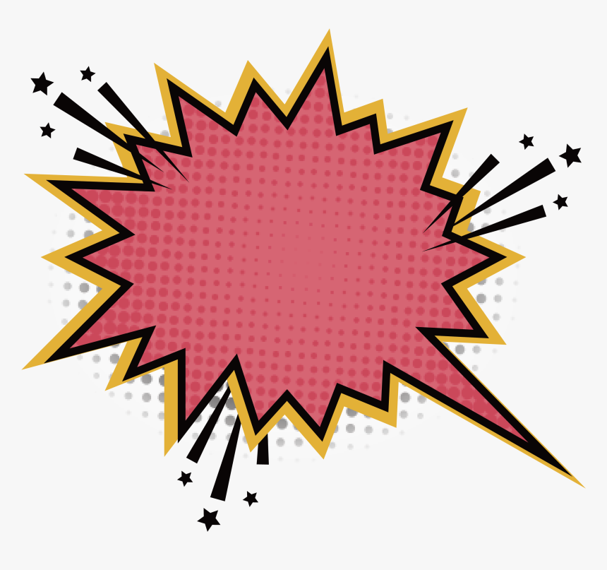 Sticker Jagged Pink - Explosion Sticker, HD Png Download, Free Download