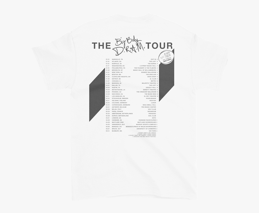 Dram Idnit Tour T Shirt - Active Shirt, HD Png Download, Free Download