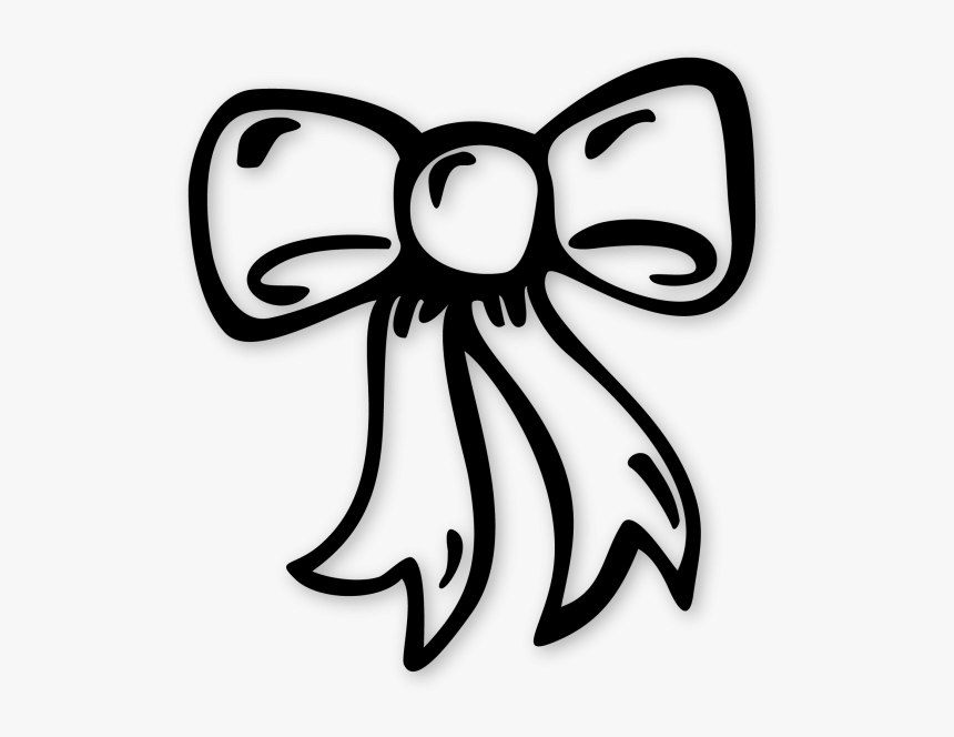 Bow Doodle , Png Download, Transparent Png, Free Download