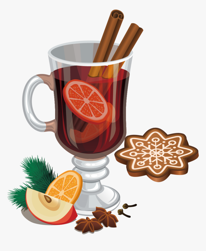 Star Anise Png Free Clipart Vector Graphic Royalty - Christmas Mulled Wine Clipart, Transparent Png, Free Download