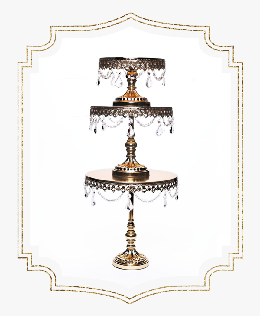 Shop Preview Shiny Gold Chandelier Cakestand - Stupa, HD Png Download, Free Download