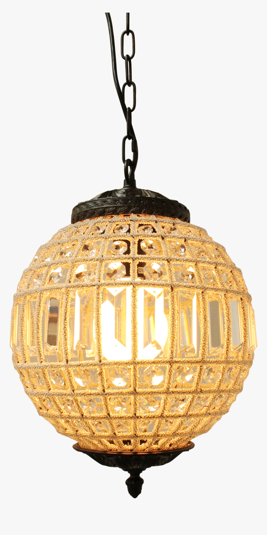 Waldorf Crystal Ball Pendant - Ceiling Fixture, HD Png Download, Free Download