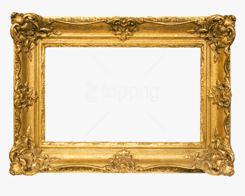 Free Png Best Stock Photos Classic Gold Frame Background - Classic Gold Frame Png, Transparent Png, Free Download