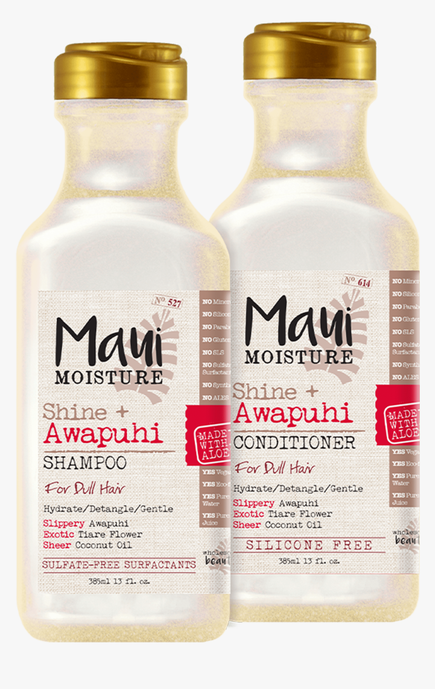 Maui Moisture Shine Awapuhi Shampoo And Conditioner - Maui Moisture Awapuhi Shampoo, HD Png Download, Free Download