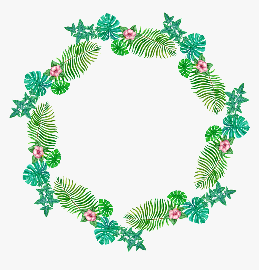 This Graphics Is Tropical Leaf Ring Png Transparent, Png Download, Free Download