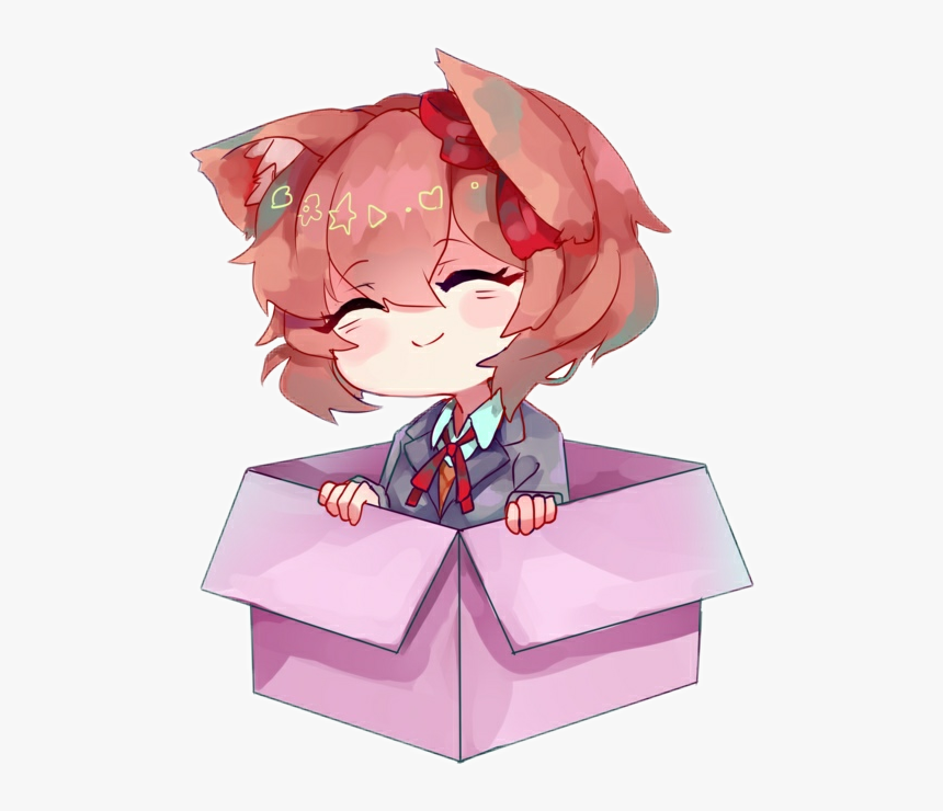 Just Monika Ddlc Chibi, HD Png Download, Free Download