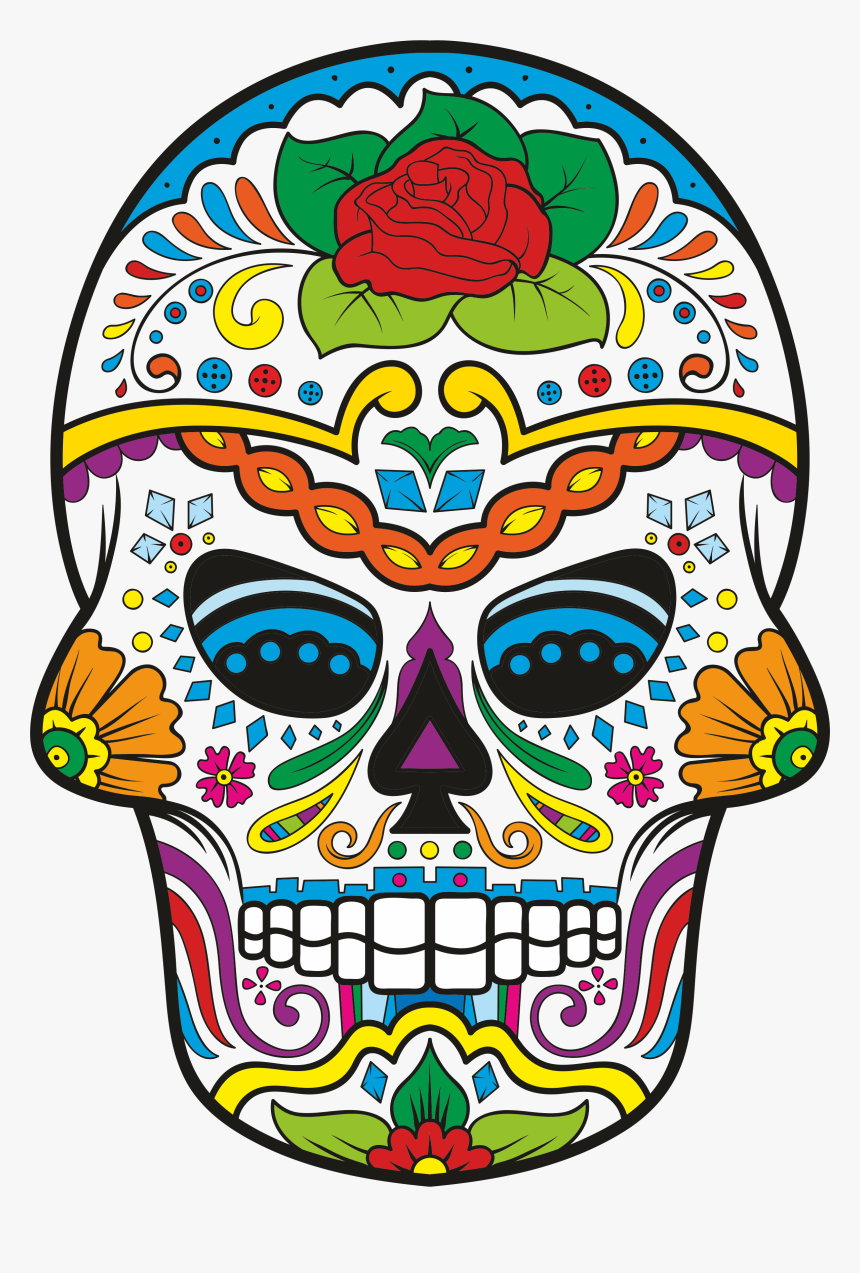 Transparent Sugar Skull Png - Sugar Skulls Transparent, Png Download, Free Download
