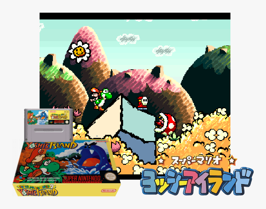 Super Mario World - Yoshi's Island, HD Png Download, Free Download