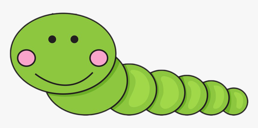 Caterpillar Png Clipart Background - Animated Picture Of Worm, Transparent Png, Free Download