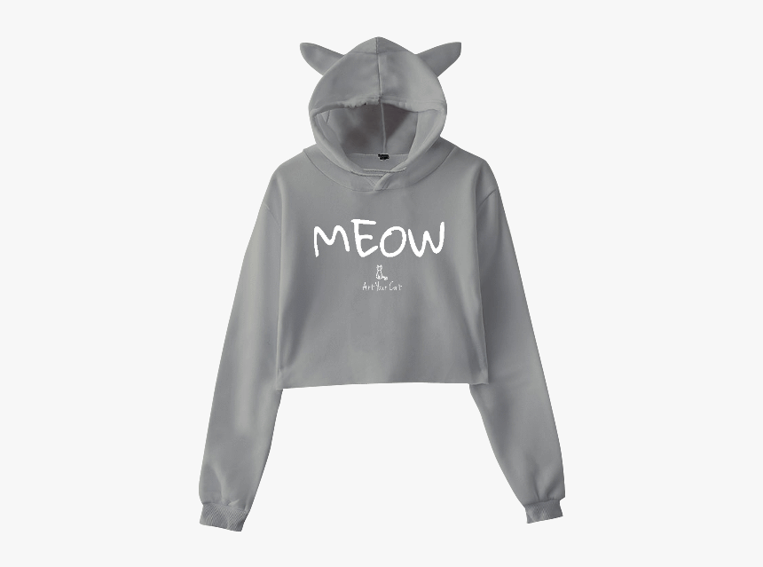 Art Your Cat Cat Ears Hoodie - Hoodie, HD Png Download, Free Download