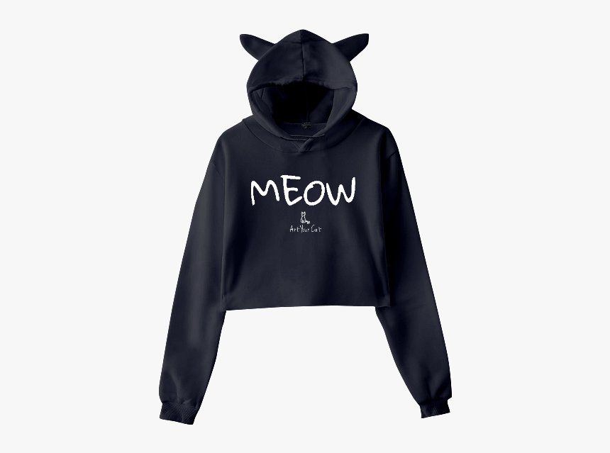 Art Your Cat Cat Ears Hoodie - Creepypasta With Black Hoodie, HD Png Download, Free Download