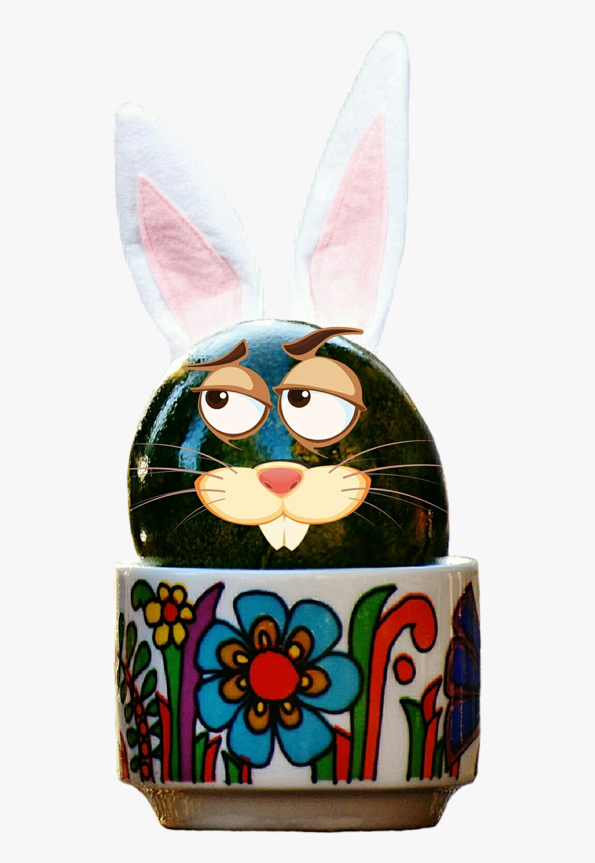 Easter,easter Eggs,funny,hare,rabbit Out,cropping,free - Huevo De Pascuas Graciosos, HD Png Download, Free Download