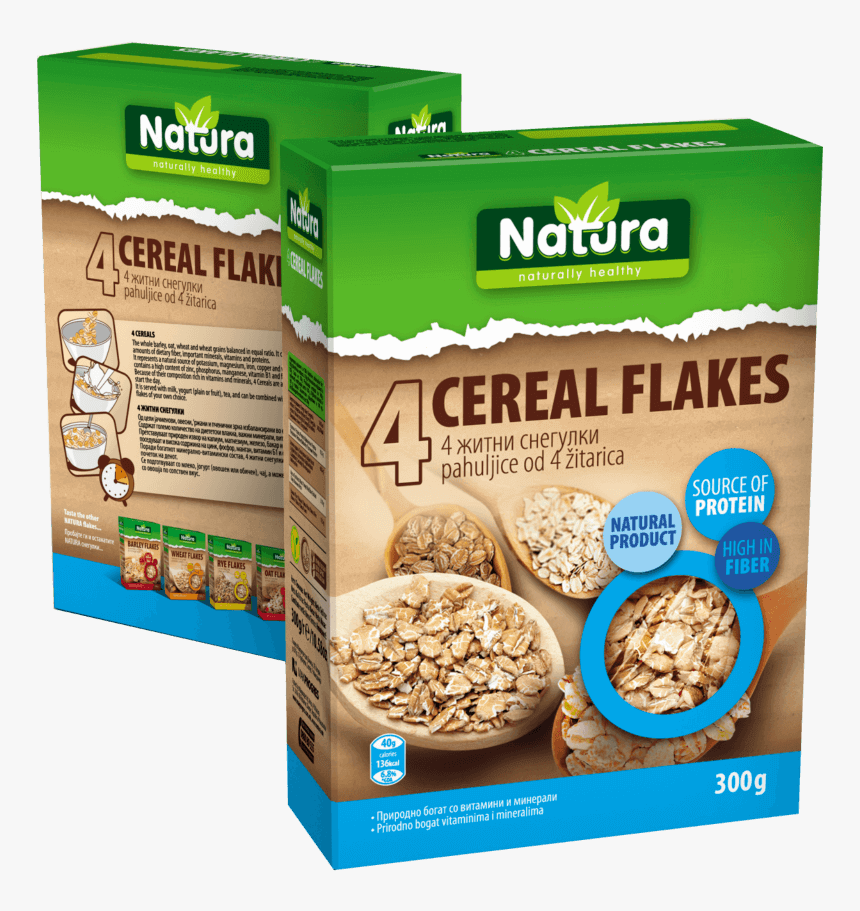 Natura 4 Cereal Flakes, HD Png Download, Free Download