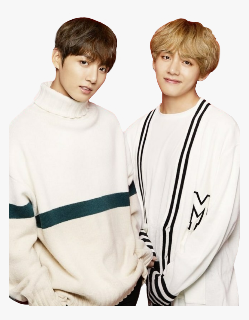 Transparent Jungkook Taehyung Vector Library - Taekook Taehyung And Jungkook, HD Png Download, Free Download