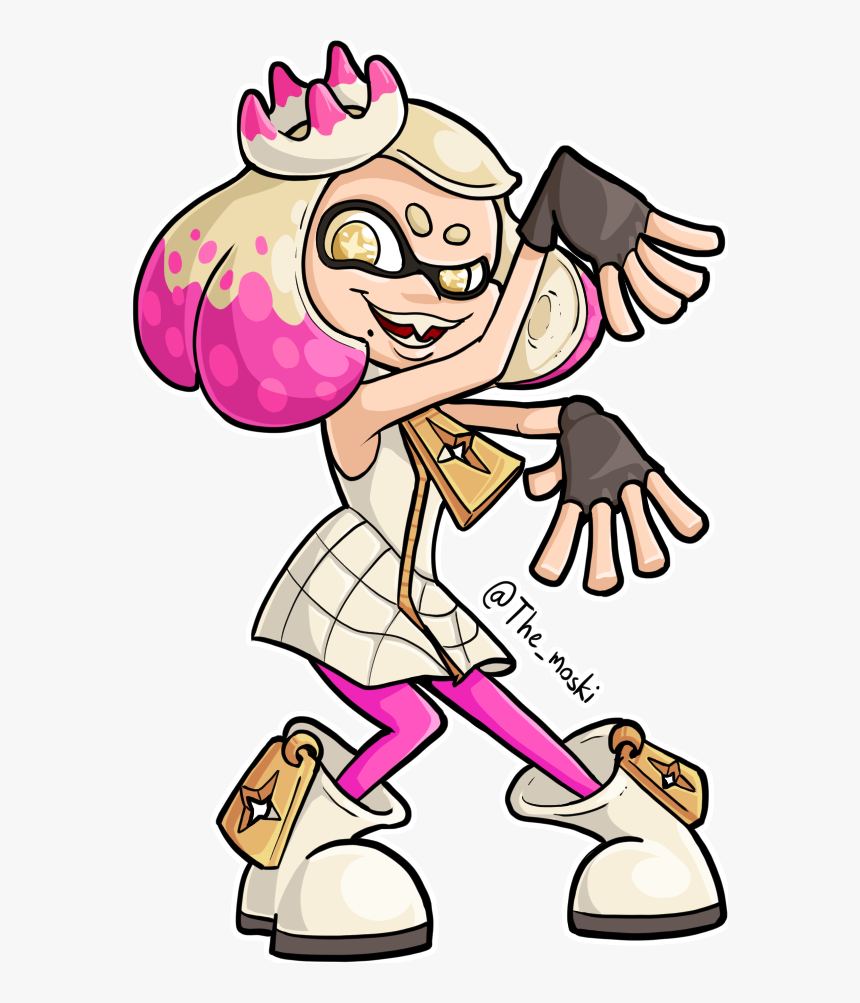 I Included Pearl From Splatoon 2 In My Banner Since - Cartoon, HD Png Download, Free Download