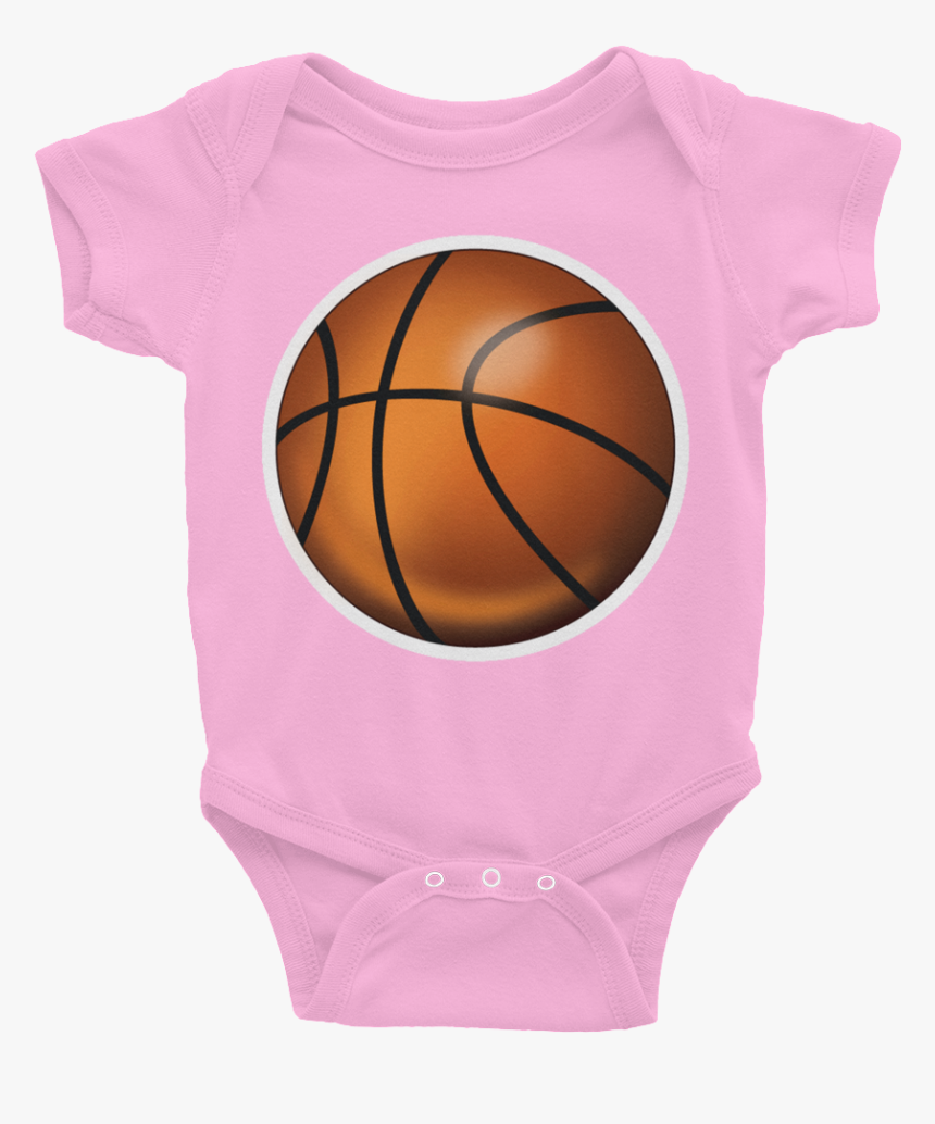 Emoji Baby Short Sleeve One Piece - Iphone Basketball Emoji Png, Transparent Png, Free Download