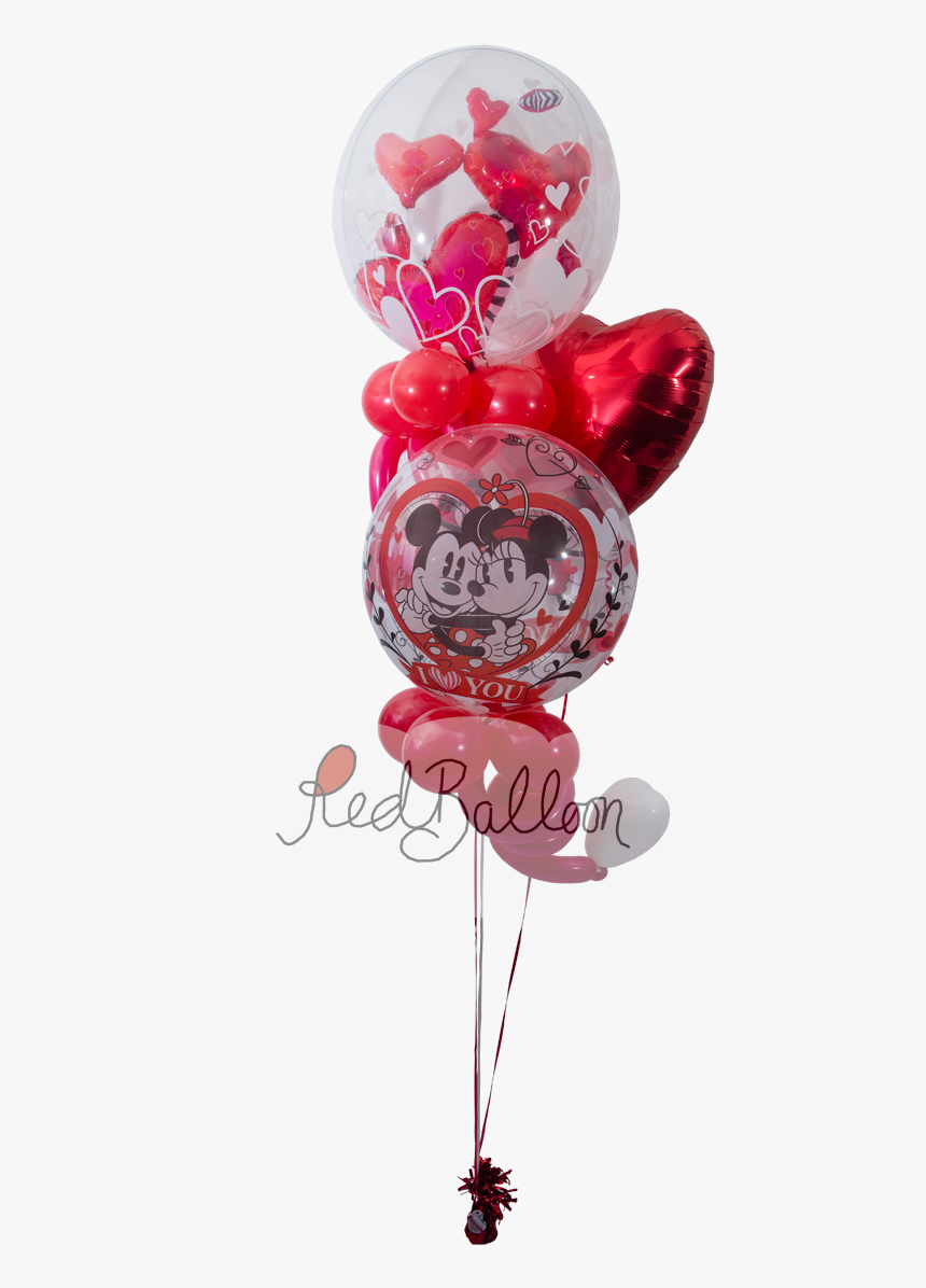 Funky Hearts Valentines Day Red Balloon Cork - Balloon, HD Png Download, Free Download
