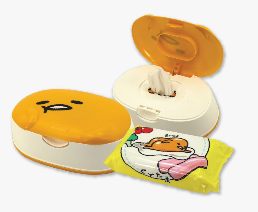 Buy Any 2 Colour Carton Free 1 Gudetama Wet Wipes Dispenser - Cartoon, HD Png Download, Free Download