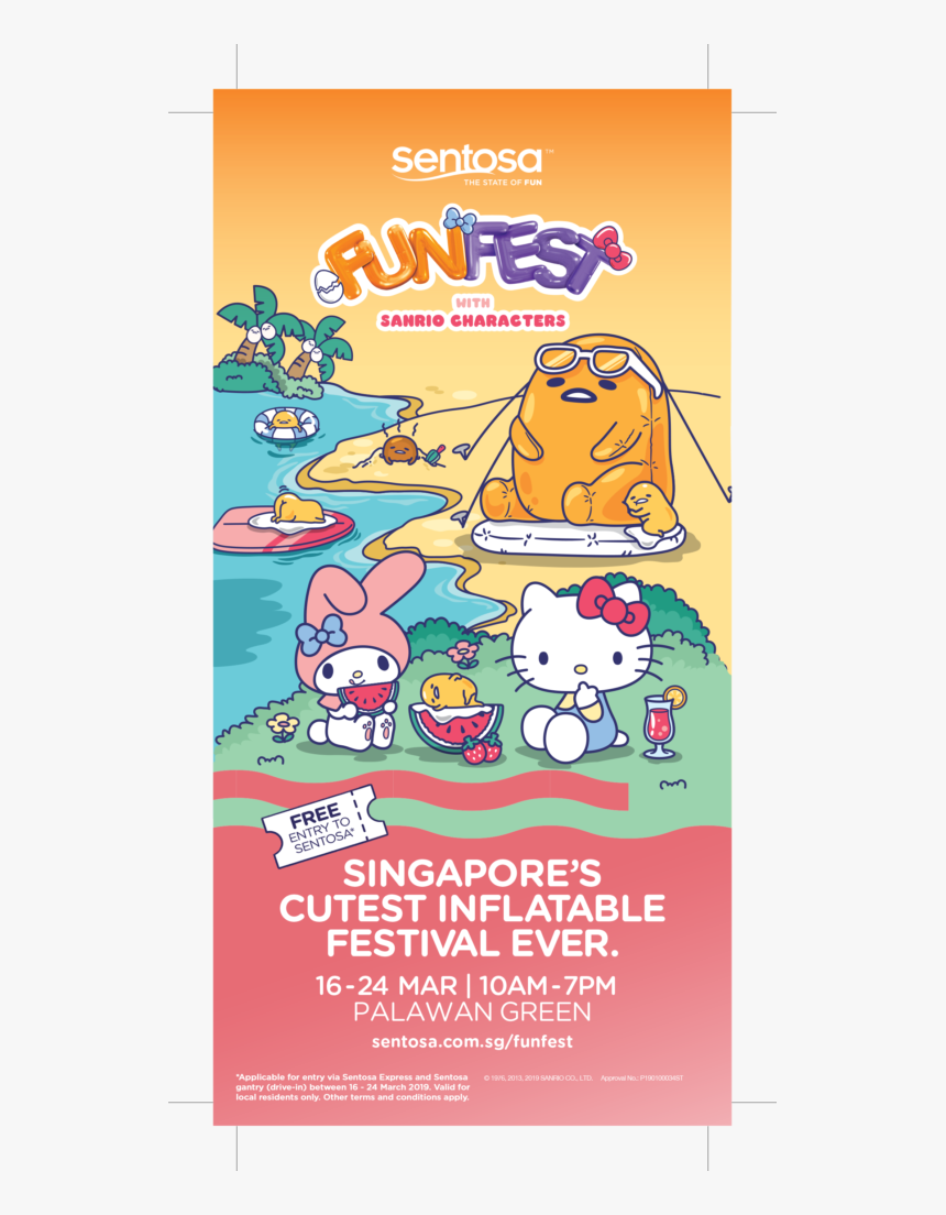 Sentosa Funfest With Sanrio Characters, HD Png Download, Free Download