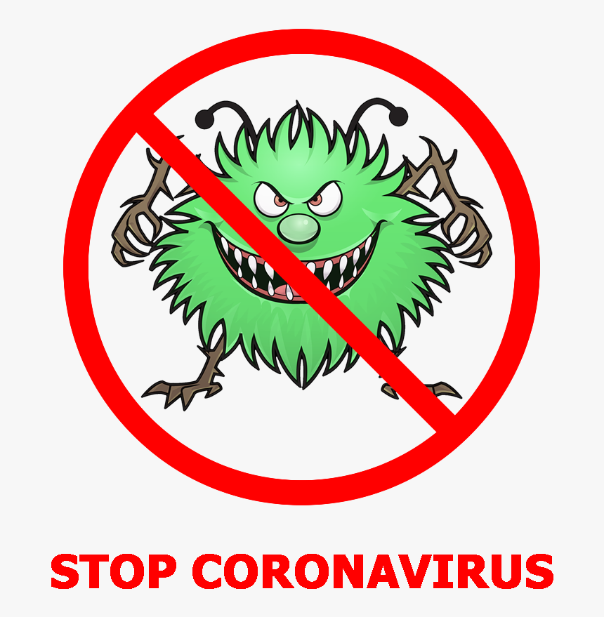 Stop Coronavirus Symbol Png Clipart - Computer Virus Png, Transparent Png, Free Download