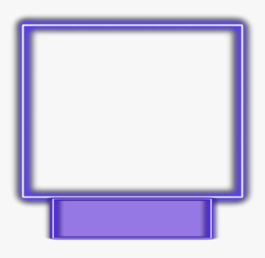 #overlay #facecam #webcam #border #borda #frannies2 - Electric Blue, HD Png Download, Free Download