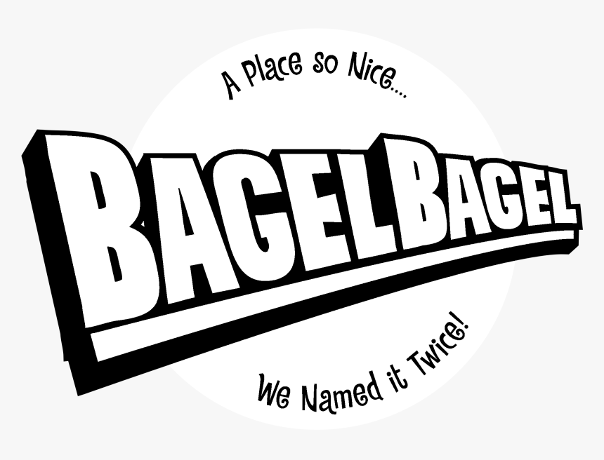 Bagel Bagel 01 Logo Black And White - Bagel, HD Png Download, Free Download