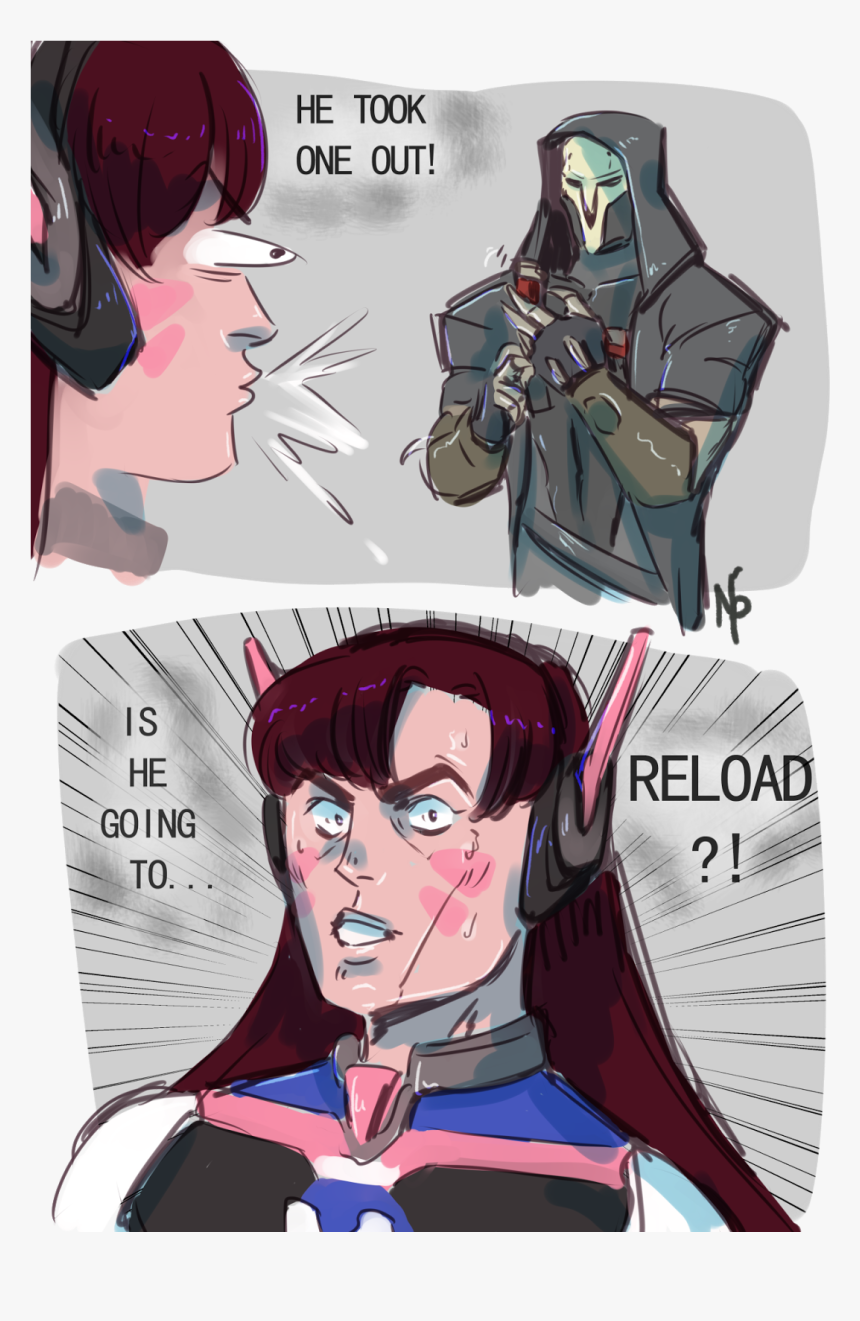 Annnd Let"s Put In That Crazy Mei One - Overwatch Funny Reaper Comics, HD Png Download, Free Download