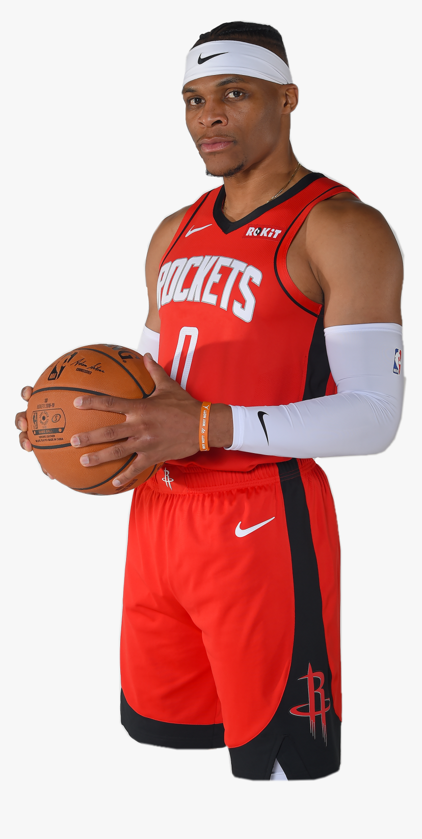 Russell Westbrook Png Rockets, Transparent Png, Free Download