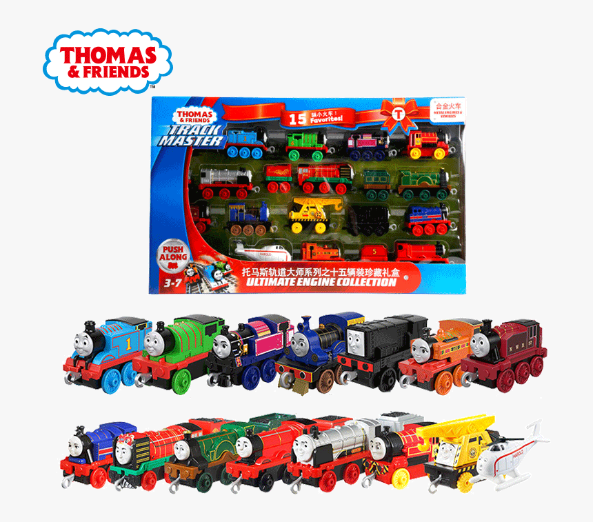 Fifteen Tracks Loaded Thomas Masters Series Collection - Thomas And Friends, HD Png Download, Free Download