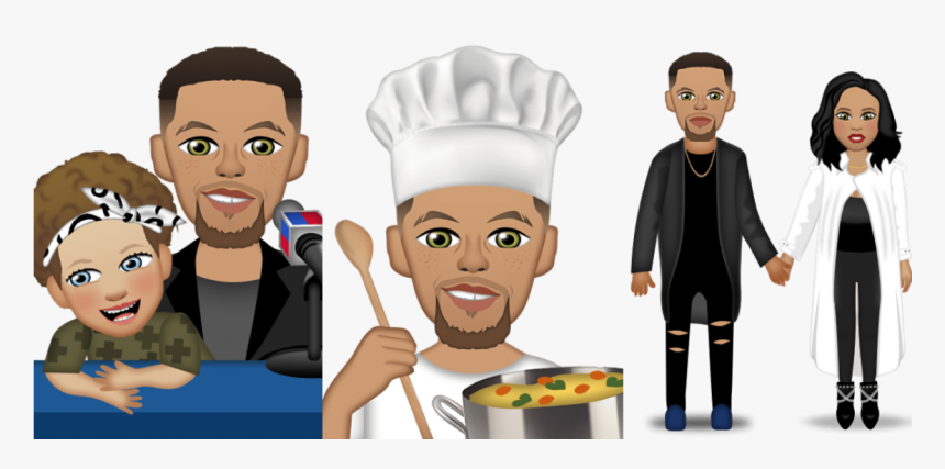 Steph Curry Emoji App , Png Download - Chef Steph Curry Emoji, Transparent Png, Free Download