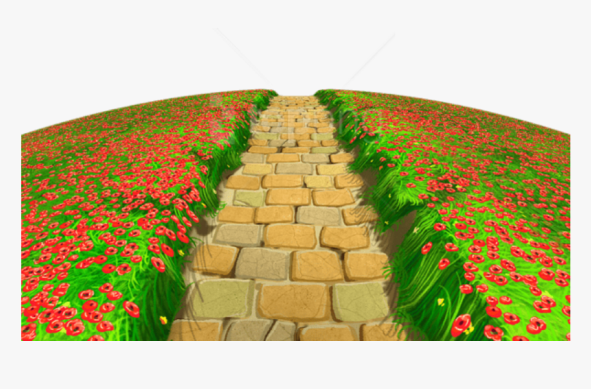 Free Png Download Stone Path With Flowers Ground Png - Path Clipart Png, Transparent Png, Free Download