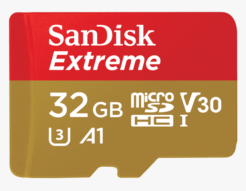 Micro Sd Card Sandisk Extreme 32gb, HD Png Download, Free Download