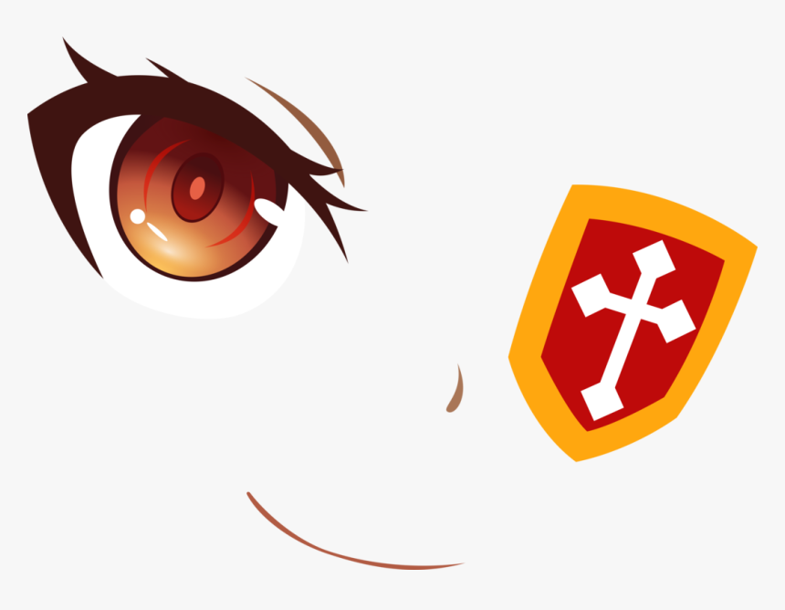 Orange Eye Smile Megumin - Konosuba Anime Logo, HD Png Download, Free Download