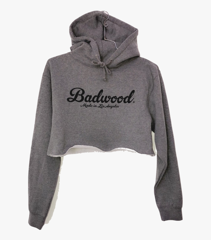 Ski Mask Cropped Hoodie In Gray - Hoodie, HD Png Download, Free Download